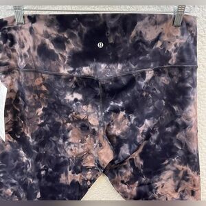 Lululemon Womens Grey/Pink Plus Size 20 Align HR Pant 25" High Rise Leggings NWT